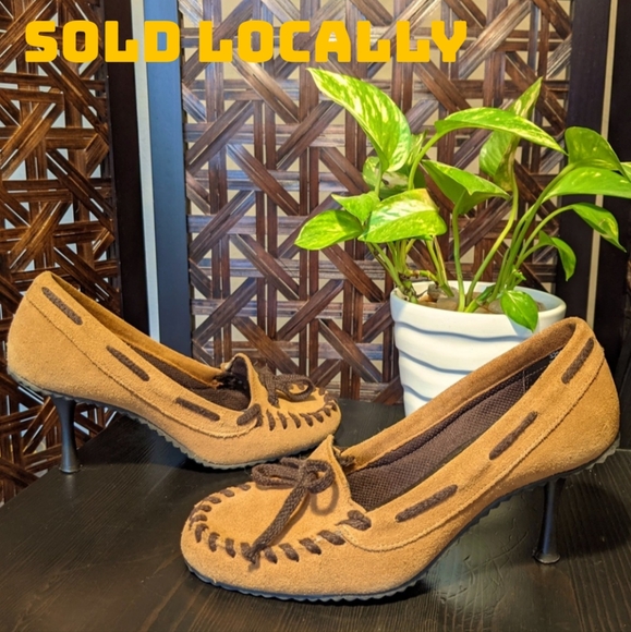 MOCCASIN Heels DR SCHOLL'S - Picture 1 of 5